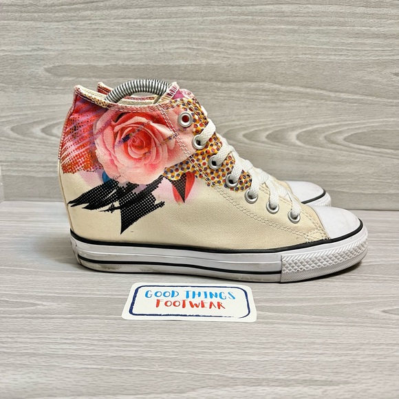 Converse Shoes - Converse Chuck Taylor All Star Hidden Heel Wedge Blush Rose Womens Shoe Size 9.5
